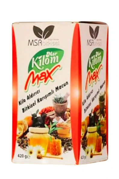 MSR BİTKİSEL DOGAL ÜRÜNLER Kilommax ( Iştah Açıcı Kilo Aldırıcı ) Bitkisel Karışımlı Macun 420g - 2