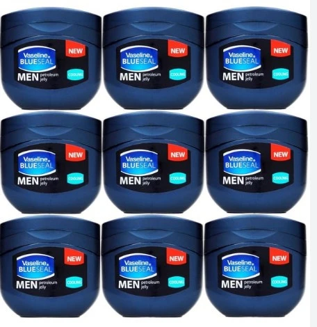 Vaseline Blueseal Vazelin Erkek 100 ml 9'li set Men Petroleum Jelly Cooling New