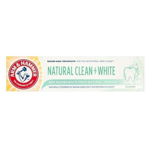 Arm&Hammer Natural Clean Beyazlatıcı Diş Macunu 75 ml