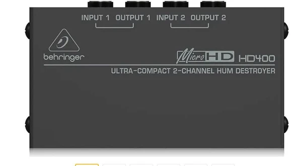 Behringer Hd400 Hum Destroyer KUTU HASARLI SIFIR ÜRÜNDÜR