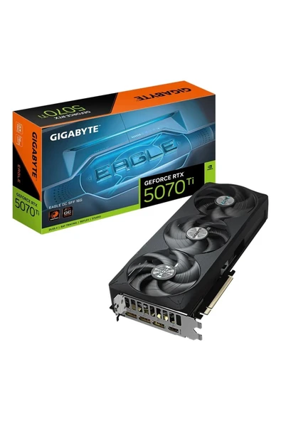 Gigabyte Aorus GeForce RTX 5070 Ti 16GB 256bit GDDR7 DLSS4 GV-N507TEAGLE OC-16GD Ekran Kartı