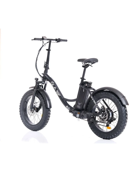 OLA EB2 Electrobold Kalın Tekerli 20 Jant  Elektrikli Bisiklet 250W 7 Vites Siyah - 3