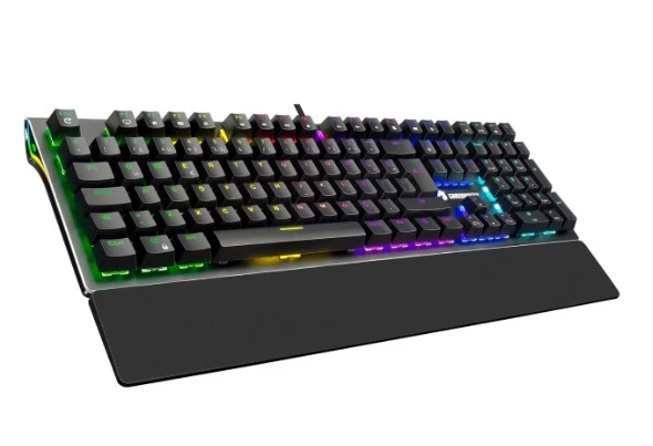 GameBooster G908 Bolt Rainbow Aydınlatmalı Red Switch Mekanik Bileklikli Oyun Klavyesi