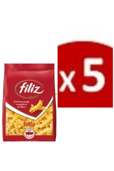 ÖZBEY GIDA Filiz Burgu Makarna 500 gr 5 Li Paket ürün görseli