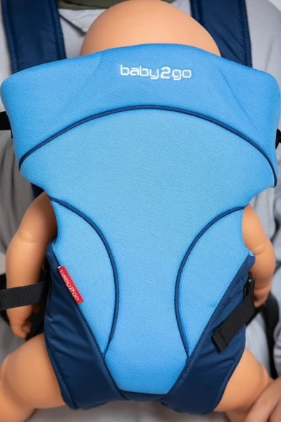 Baby2go 3 in 1 Kanguru - Mavi - 2