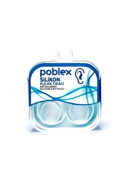 Poblex Silikon Kulak Tıkacı 2 Li