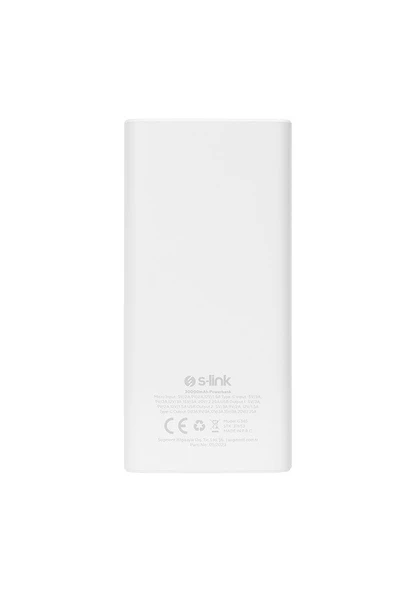 S-link G345 30000mah Beyaz Taşınabilir Şarj Cihazı Powerbank - 2
