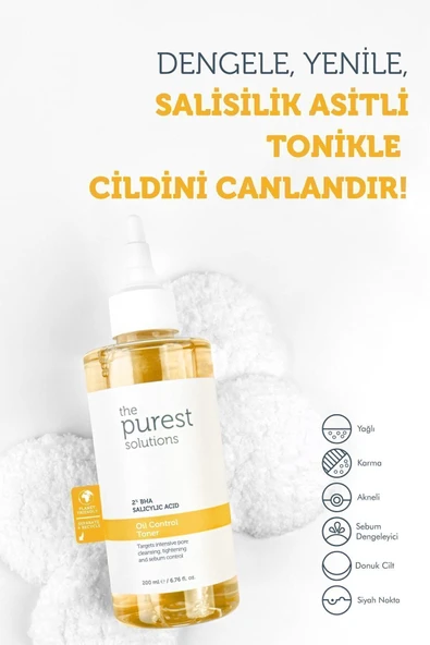 The Purest Solutions Yağlı Ve Karma Cilt  Salisilik Asit Tonik 200 Ml - 2