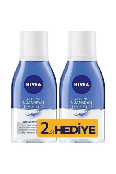 NIVEA Make Up Expert Hassas Çift Fazlı 125 Ml 2'li Paket Göz Makyaj Temizleyici Nvk0018 ürün görseli