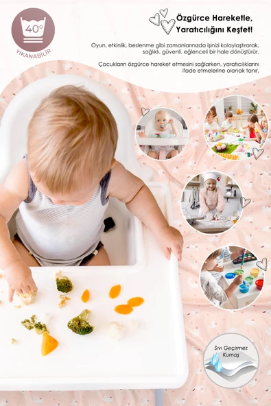 Proof Etkinlik Ortusu Pastel 140x200 cm - Resim 2