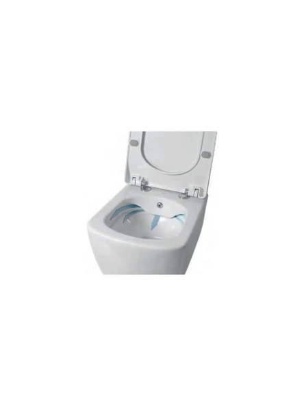 Creavit Elegant Rim-off Asma Klozet + Yavaş Kapanır Kapak + VitrA Gömme Rezervuar Set - 6