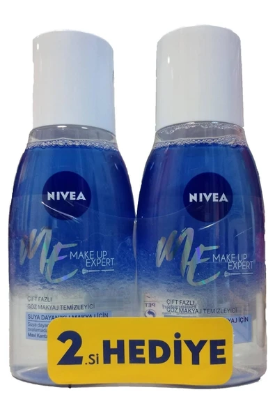 NIVEA Çift Etkili Göz Makyaj Temizleyicisi 125ml+125 Ml Hediye (1 Adet) ürün görseli