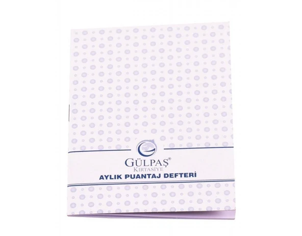 GULPAS AYLIK PUANTAJ ORTA 12 YAPRAK (127)