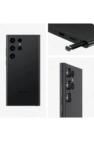 Samsung Galaxy S23 Ultra  12GB Ram 256 GB SİYAH  (İthalatçı Garantili) ürün görseli 1