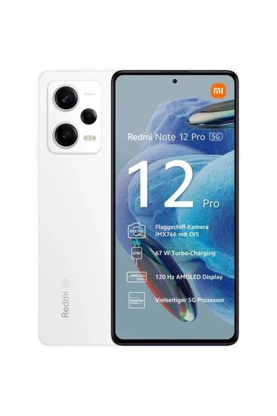 Xiaomi Redmi Note 12 Pro 5G 256 GB 8 GB RAM Cep Telefonu (Xiaomi Türkiye Garantili) ürün görseli 1