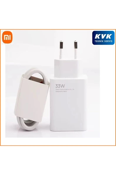 Xiaomi 33w (WATT) Typ-c Hızlı Şarj Aleti Adaptörü Kablo Seti ( KVK Teknik Servis Garantili ) ürün görseli 1