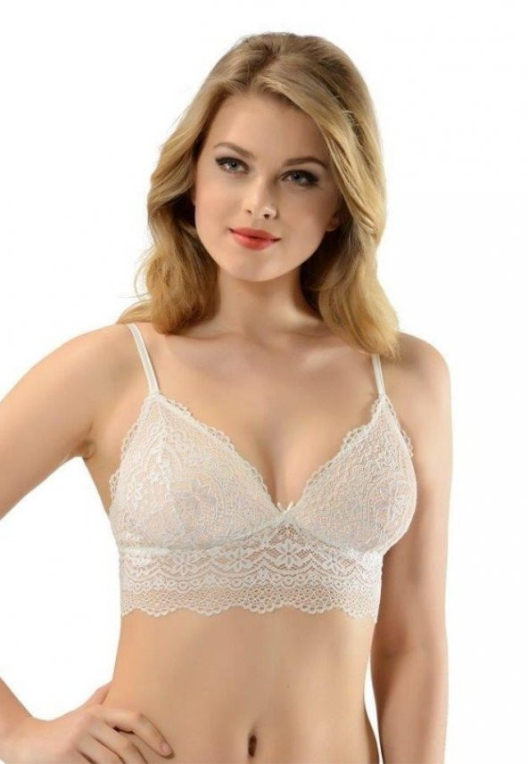 Nbb Bayan Dantelli Desteksiz Sütyen 4601