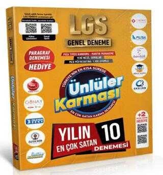 Ünlüler Karması 8. Sınıf LGS Yılın En Çok Satan 10 Denemesi