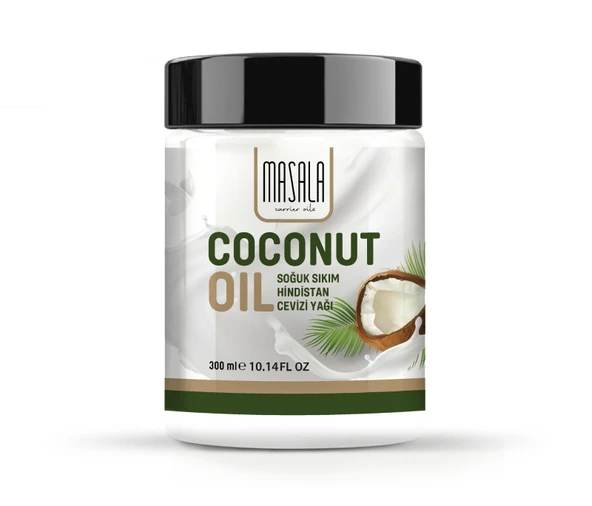 Hindistan Cevizi Yağı 300ml - Soğuk Pres (Coconut Oil - Cold Pressed)