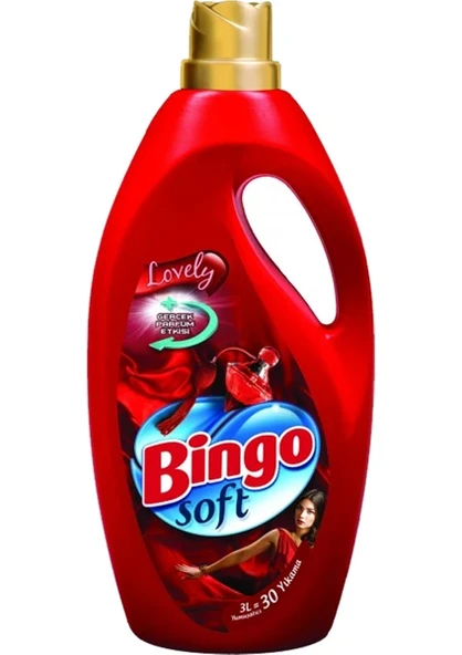 Bingo Soft Lovely Çamaşır Yumuşatıcısı 3 lt