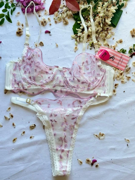 LOVE SECRET Dantelli Sütyen ve Tanga Rahat ve Şık Kadın İç Giyim