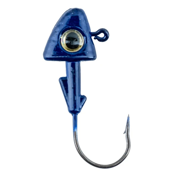Jighead - Zoka - Kurşunlu Olta İğnesi - (XH-A 07) - Mavi - 10 Gr - 10 Adet - Resim 2