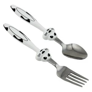Mama Çatal Kaşık Seti - 18 Cm - Mavi - 3
