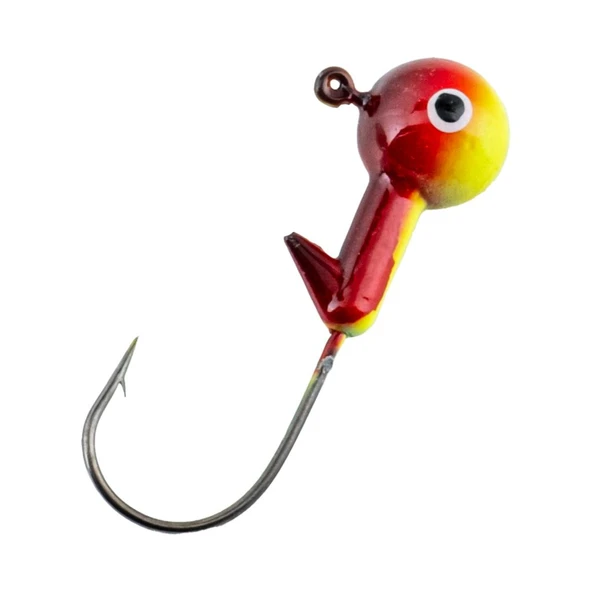 Jighead - Zoka - Kurşunlu Olta İğnesi - (XH-A 02) - Sarı Kır. - 21 Gr - 5 Adet - 3