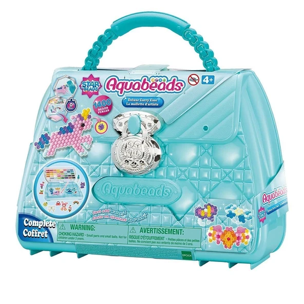 31914 Aquabeads Çantalı Delüks Set 1400 Parça +4 Yaş