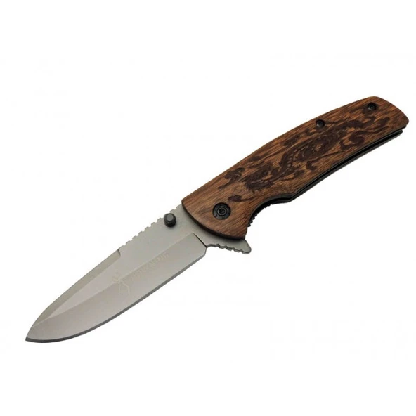 Browning X45 Ahşap Çakı 23 Cm Manuel