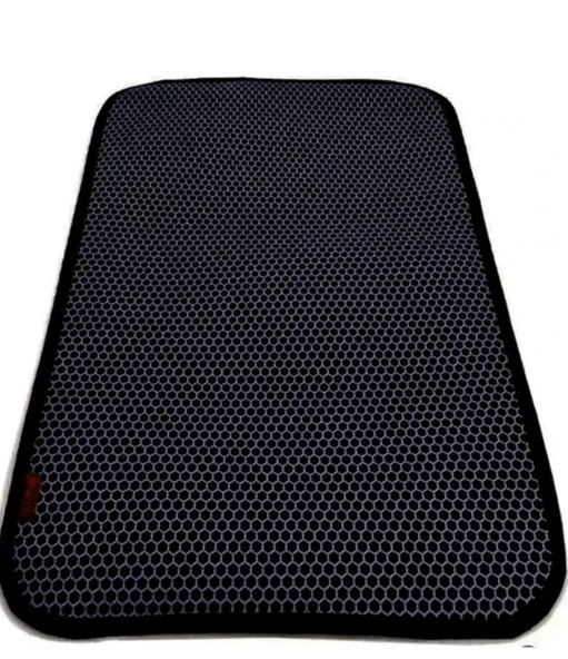 Büyük Boy Siyah Elekli Kedi Tuvaleti - Kolay Kum Boşaltımı, Sağlıklı Plastik, 60x42 cm - 4