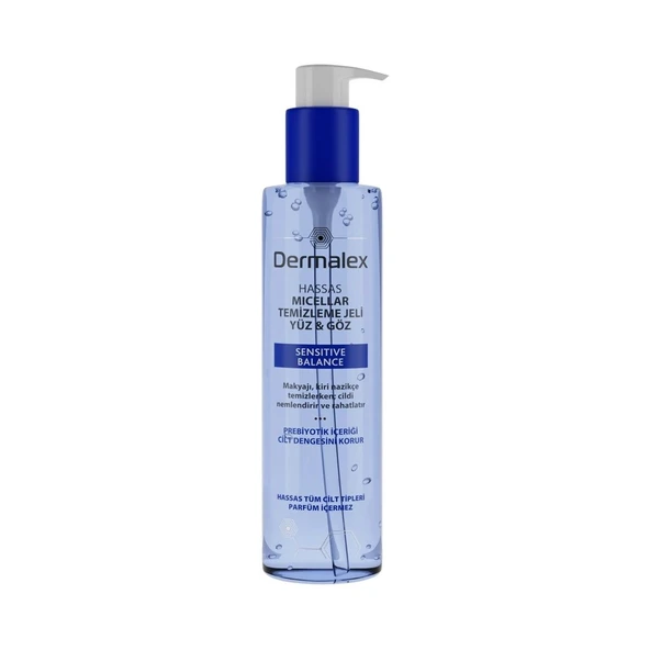 Dermalex Hassas Mıcellar Yüz Ve Göz Temizleme Jeli 200 Ml - 1