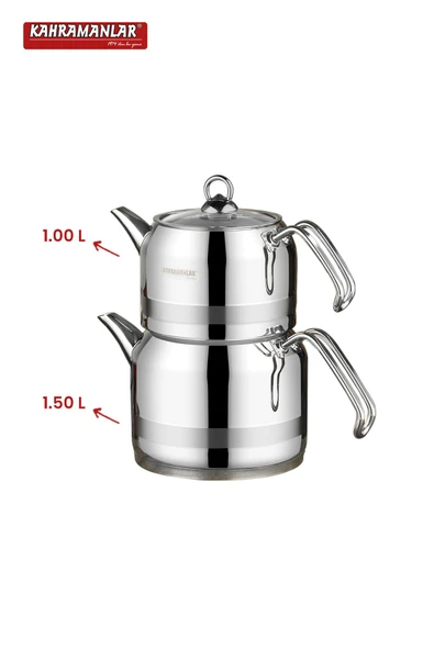 KAHRAMANLAR MİDİ ENZA METAL ÇAYDANLIK 1021-P - 4