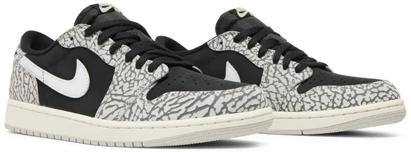 Nike Air Jordan 1 Retro Low Black Cement Spor Ayakkabı - 8