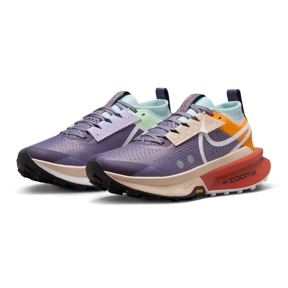 Nike W Zoomx Zegama Trail 2 Kadın Mor Koşu Ayakkabısı FD5191-502 - 3