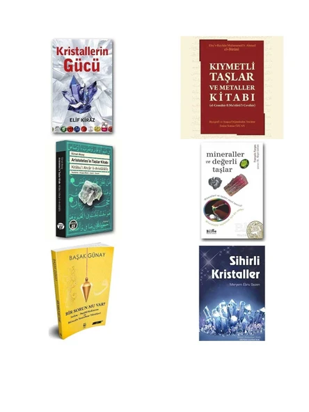 Değerli Taşlar ve Kristaller Eğitim Seti – 6 Kitap