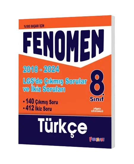 8 LGS Türkçe Çıkmış Sorular Ve İkiz Soruları (2018-2024)