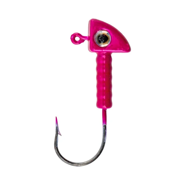 Jighead - Zoka - Kurşunlu Olta İğnesi - (XH-A 06) - Pembe - 7 Gr - 5 Adet - 2