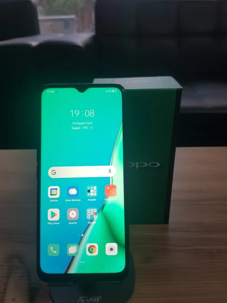 YENİLENİŞ OPPO A9 2020 128GB LACİVERT KUTULU FATURALI  GARANTİLİDİR - 2