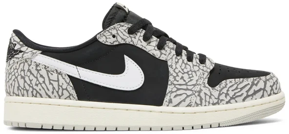 Nike Air Jordan 1 Retro Low Black Cement Spor Ayakkabı