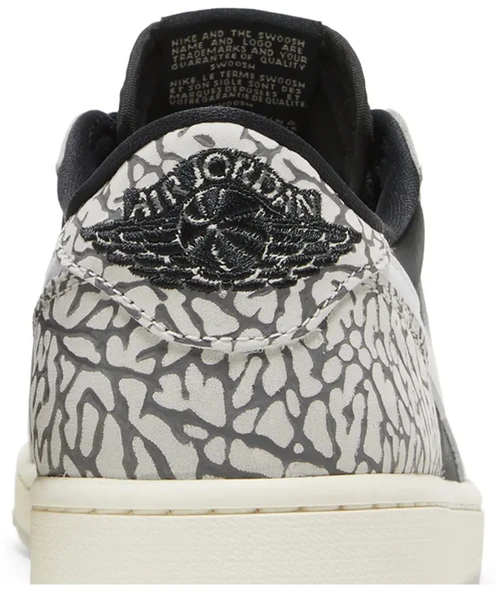 Nike Air Jordan 1 Retro Low Black Cement Spor Ayakkabı - 7