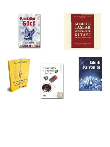 Değerli Taşlar ve Kristaller Eğitim Seti – 5 Kitap