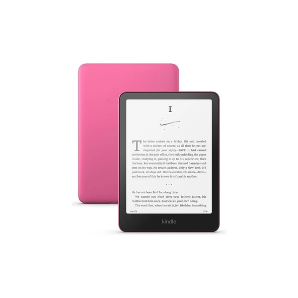 7″ Paperwhite 2024 E Kitap Okuyucu 16 gb Reklamlı Pembe