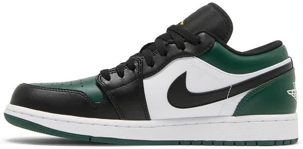 Nike Air Jordan 1 Low 'Green Toe' White Black Spor Ayakkabı - 3