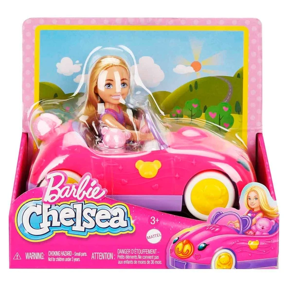 Barbie Chelsea Ayıcıklı Araç Seti HXN05
