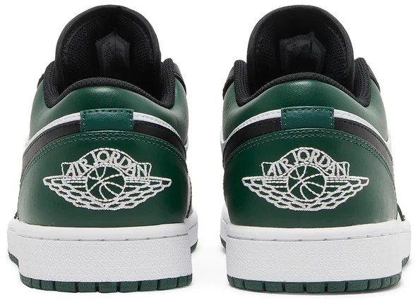 Nike Air Jordan 1 Low 'Green Toe' White Black Spor Ayakkabı - 6
