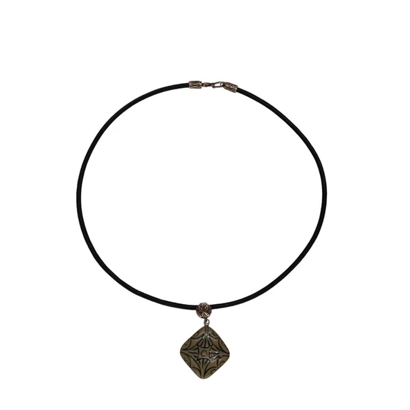 Hedea Huzurlu Armoni Bronz Kolye - Resim 5