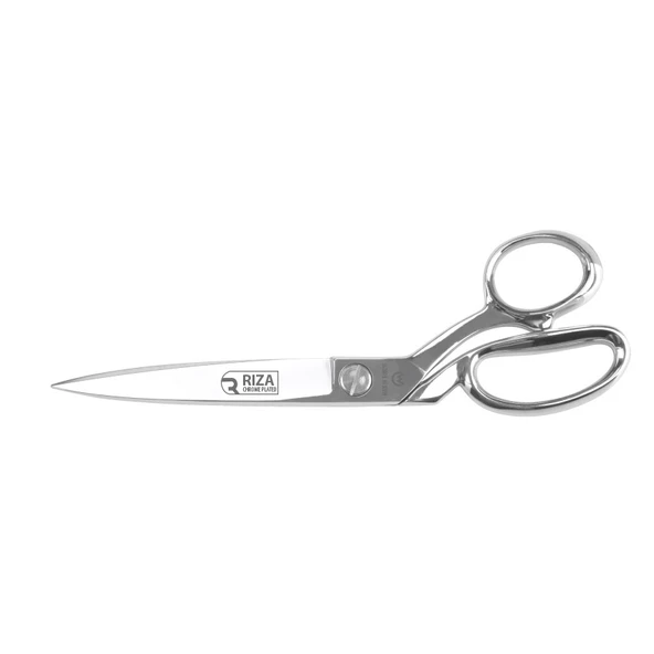 Rıza 7500-10 Tekstil / Yatık Terzi Makası No: 10 İnç / 25,04 Cm - Krom
