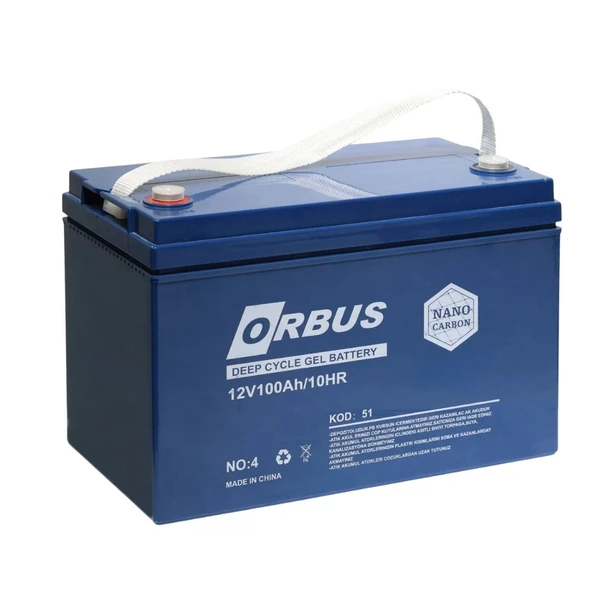 Orbus 12v 100ah Jel Solar Jel - 7
