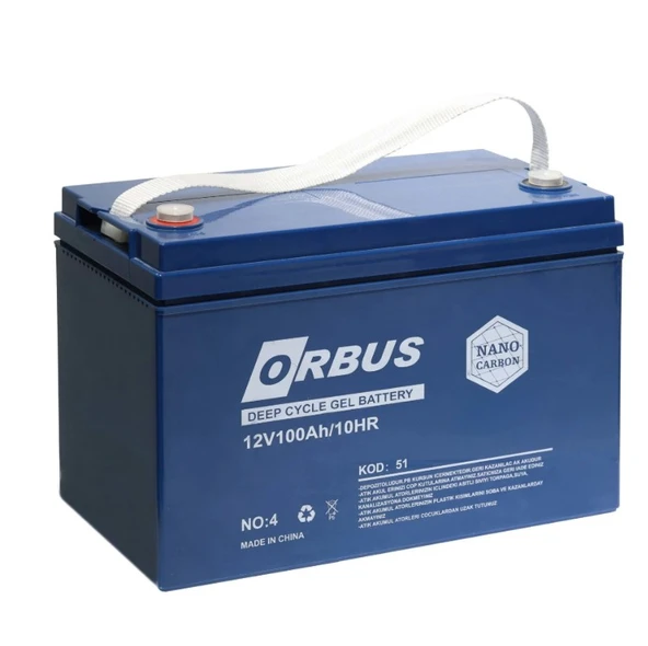 Orbus 12v 100ah Jel Solar Jel